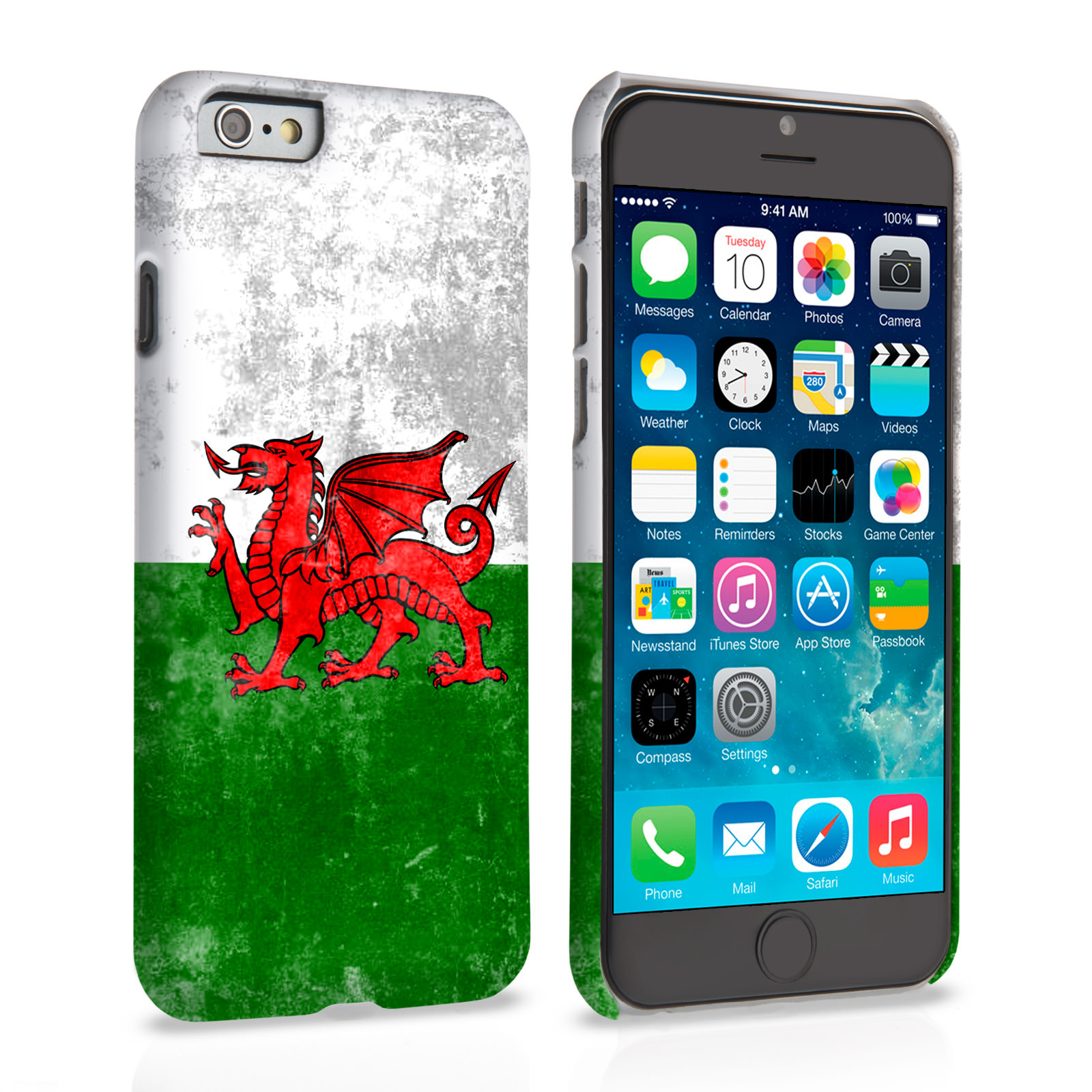 Caseflex iPhone 6 and 6s Retro Wales Flag Case