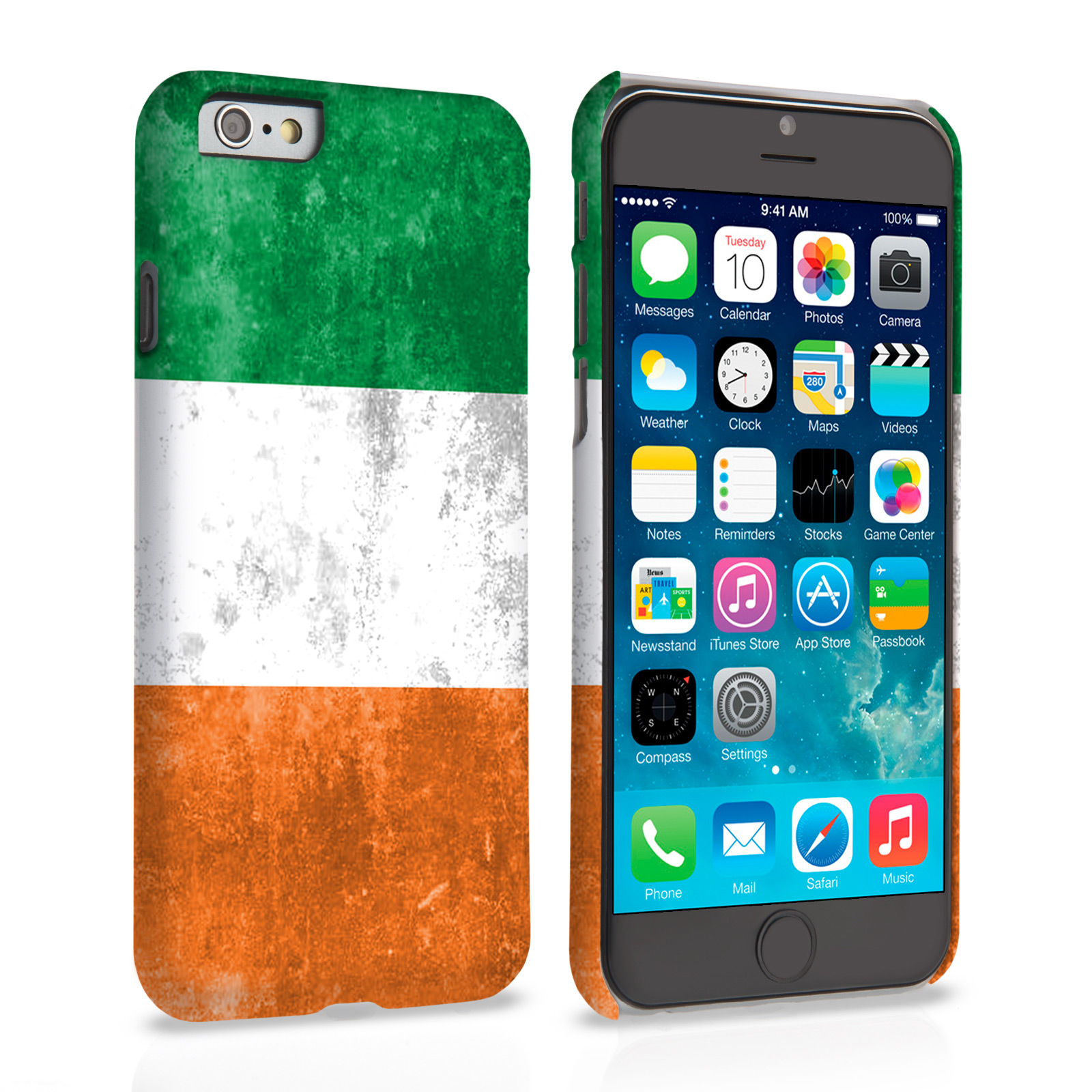Caseflex iPhone 6 and 6s Retro Ireland Flag Case