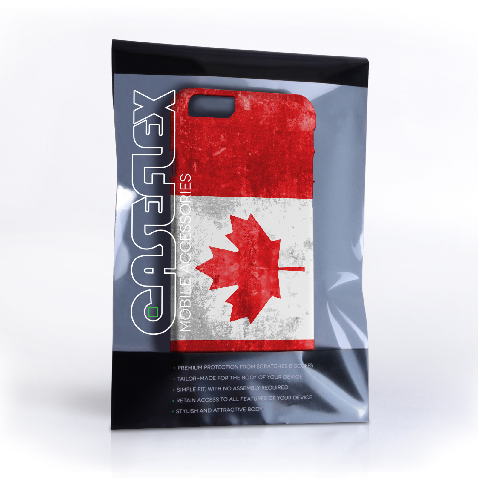 Caseflex iPhone 6 and 6s Retro Canada Flag Case