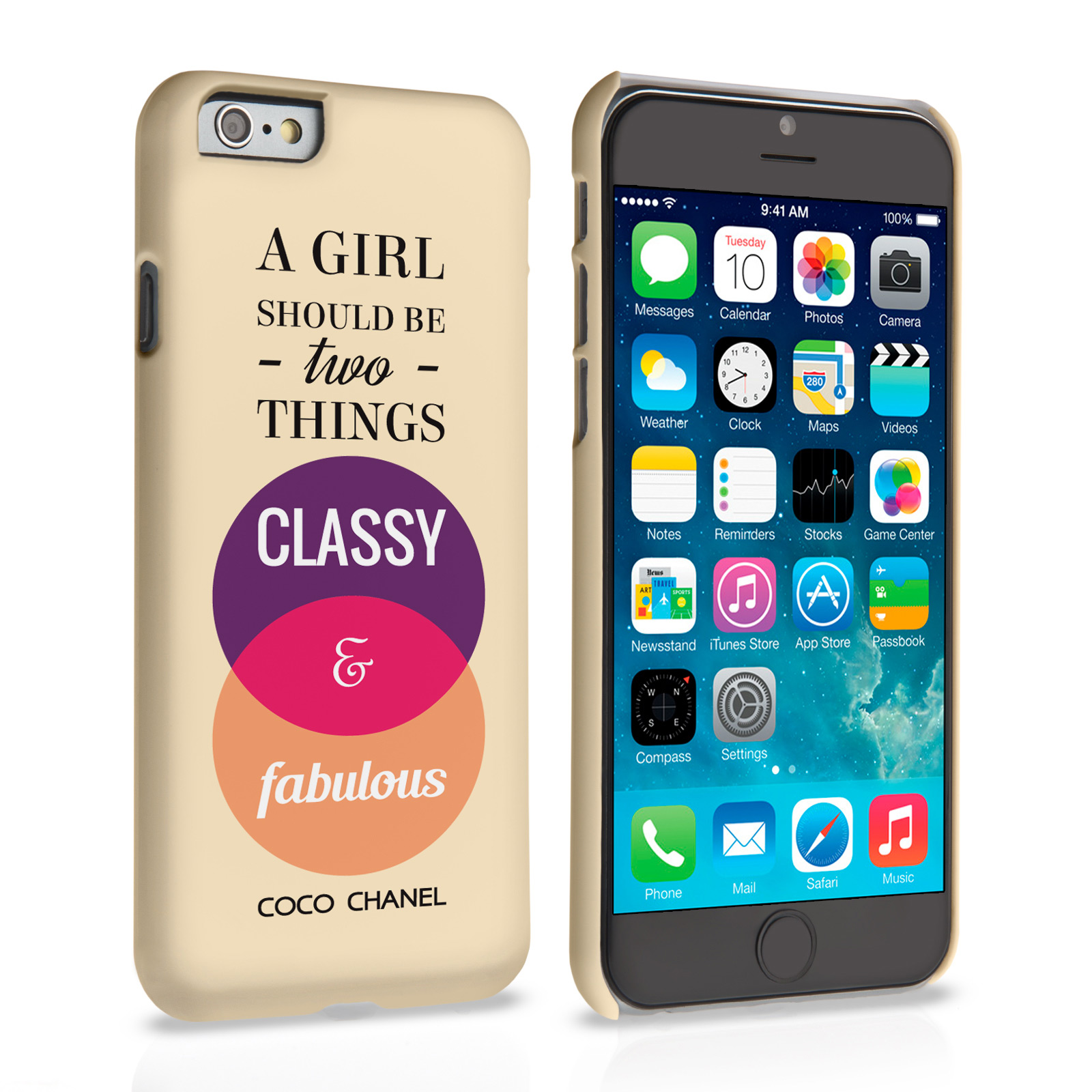 Caseflex iPhone 6 and 6s Chanel ‘Classy and Fabulous’ Quote Case