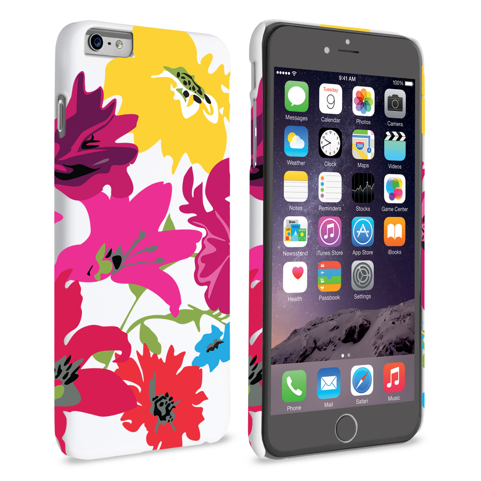 Caseflex iPhone 6 and 6s Plus Retro Flower Bouquet Case 