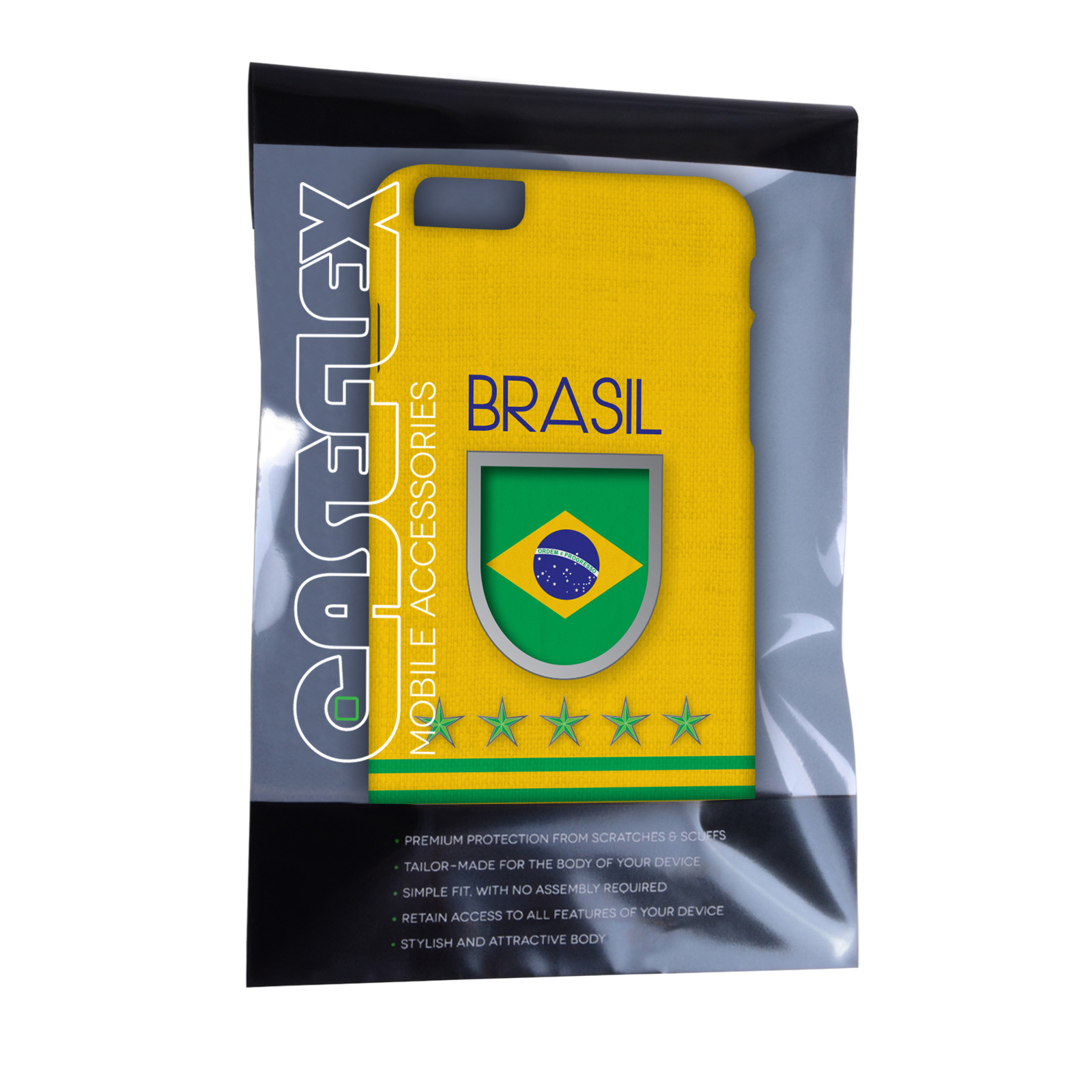 Caseflex iPhone 6 Plus and 6s Plus Brazil World Cup Case