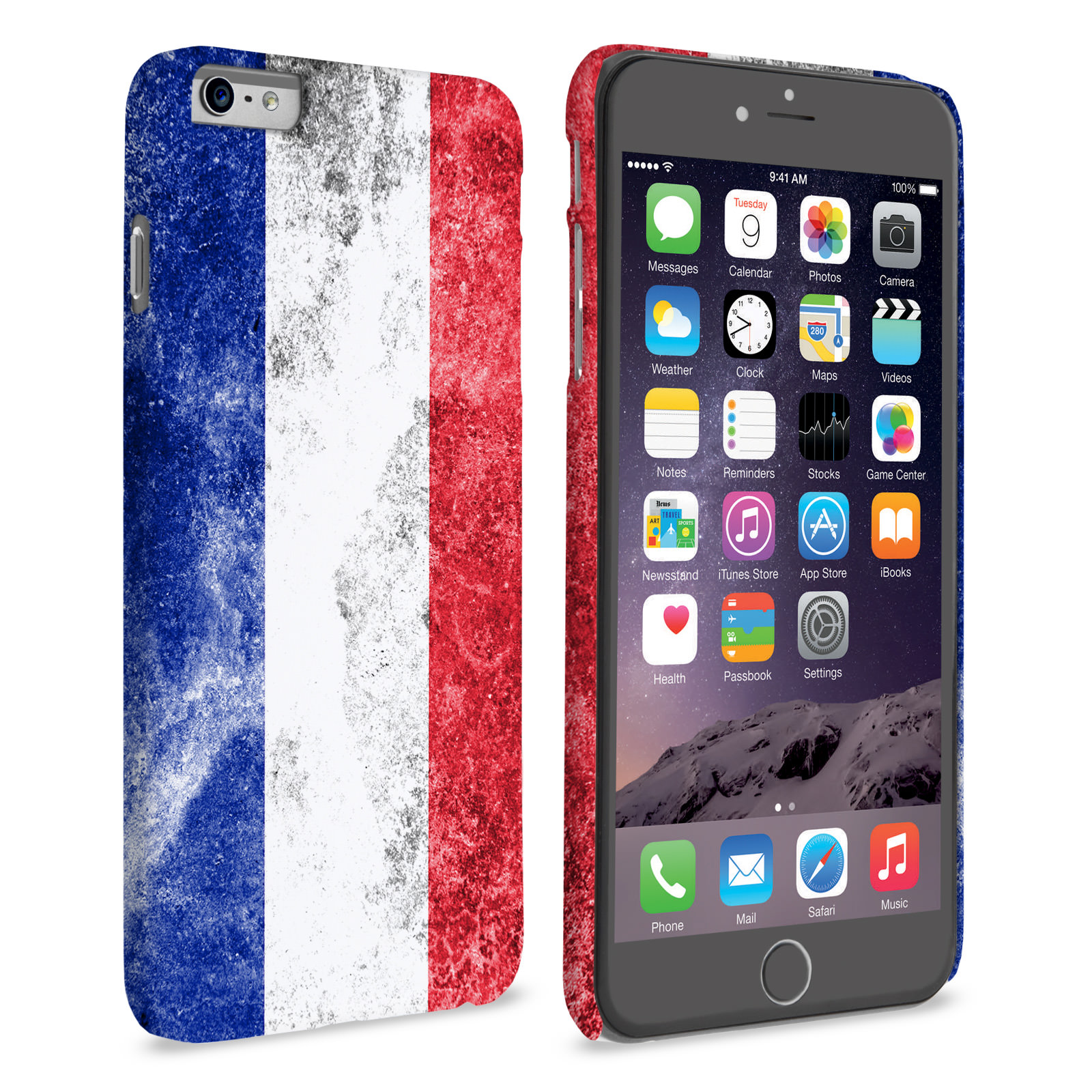 Caseflex iPhone 6 Plus and 6s Plus Retro France Flag Case