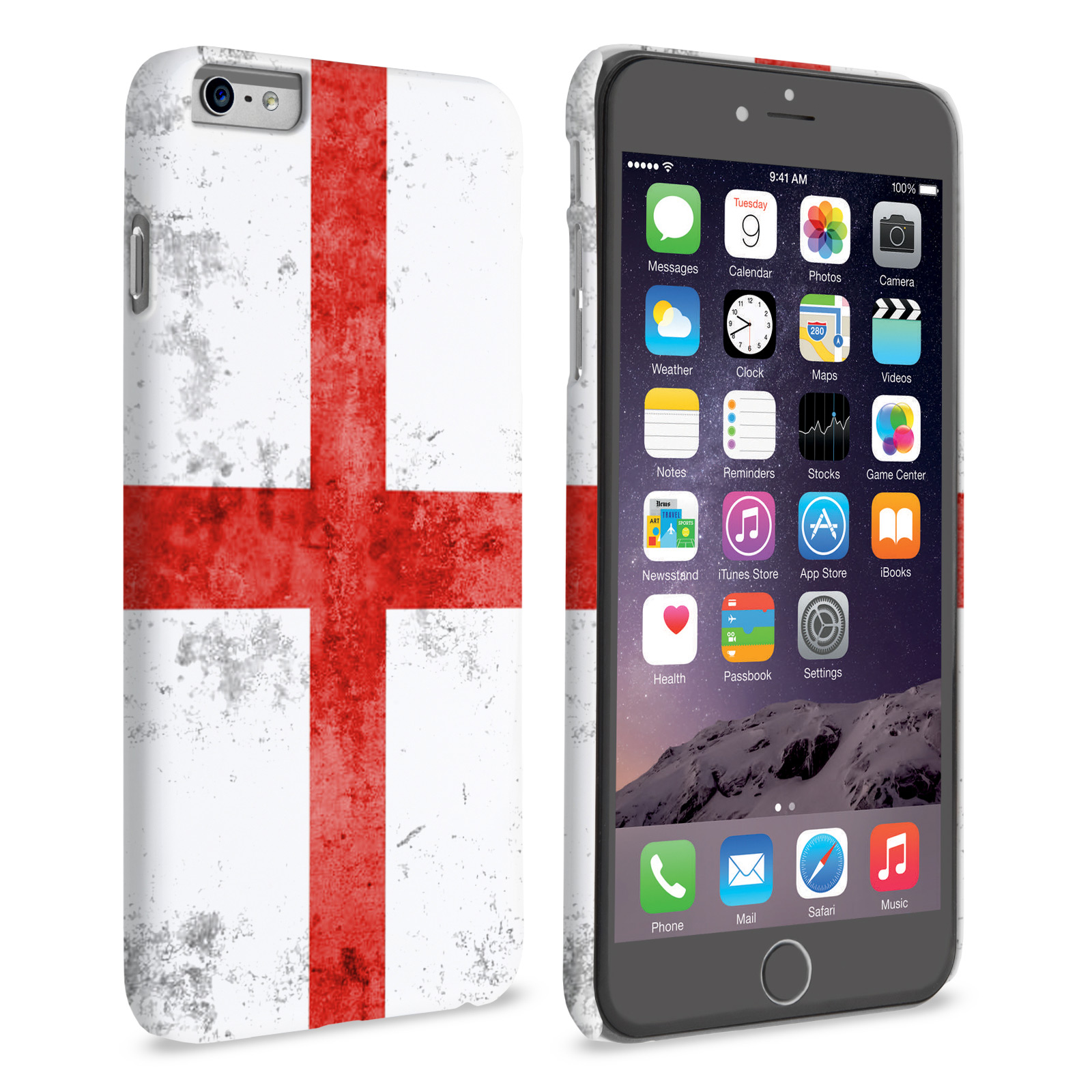 Caseflex iPhone 6 Plus and 6s Plus Retro England Flag Case