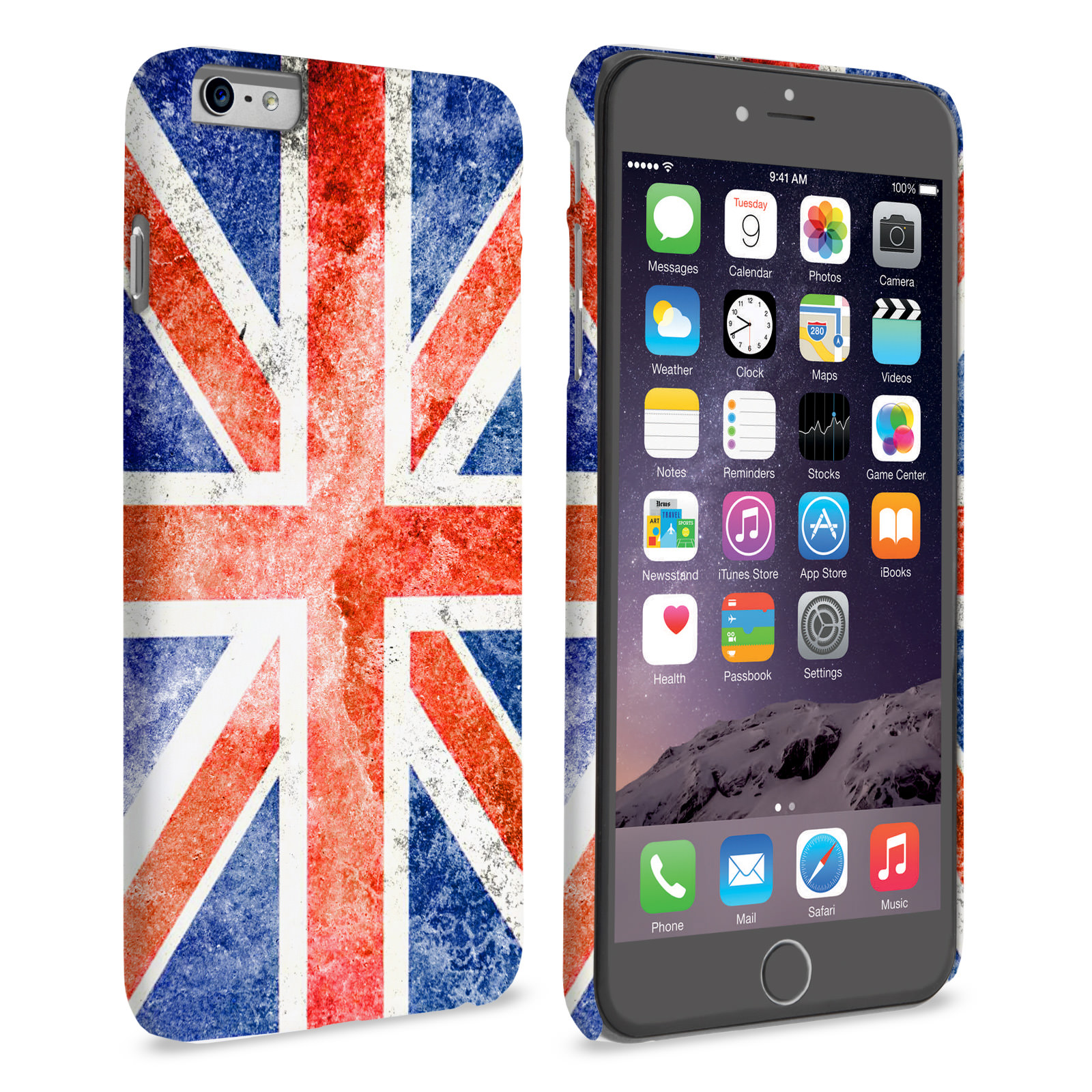 Caseflex iPhone 6 Plus and 6s Plus Retro Union Jack Flag Case