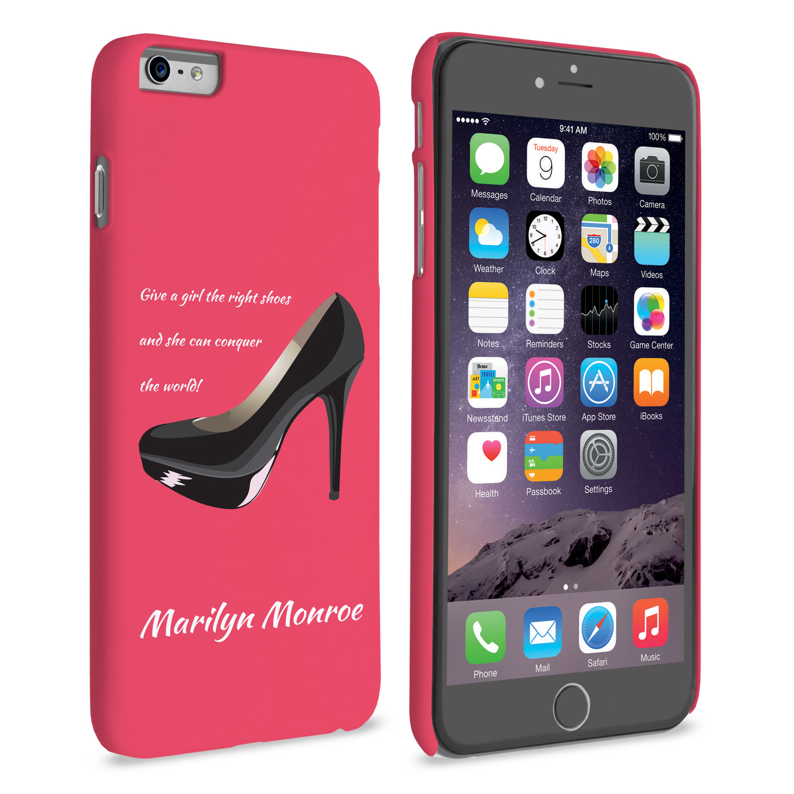 Caseflex iPhone 6 Plus and 6s Plus Marilyn Monroe ‘Shoe’ Quote Case