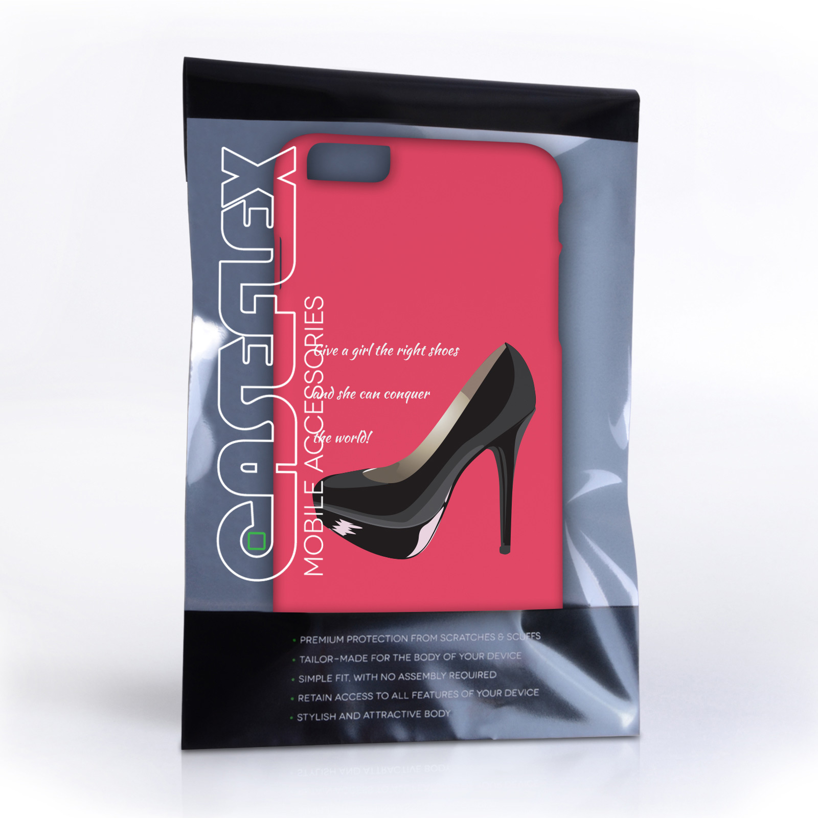 Caseflex iPhone 6 Plus and 6s Plus Marilyn Monroe ‘Shoe’ Quote Case