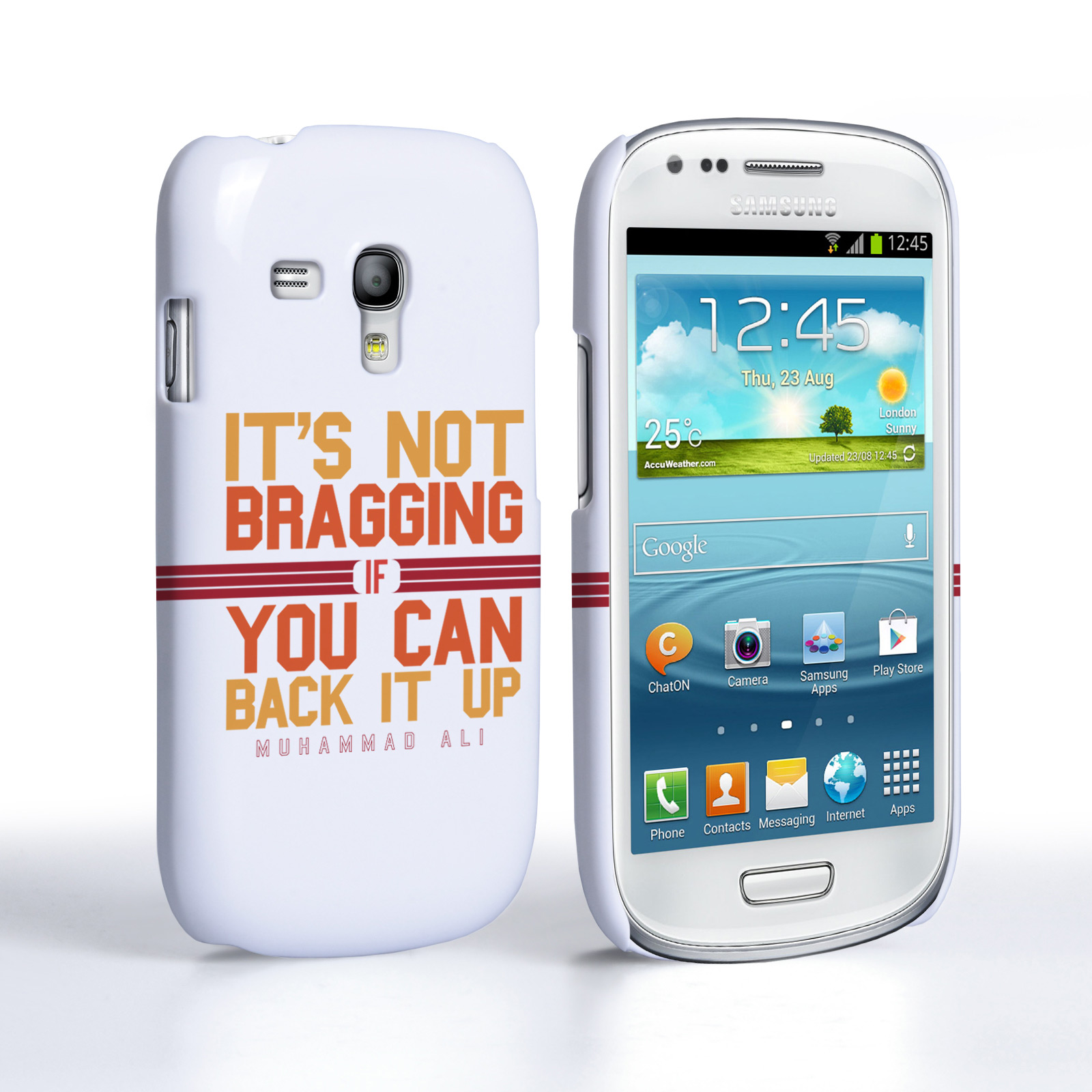 Caseflex Samsung Galaxy S3 Mini Muhammad Ali Quote Case
