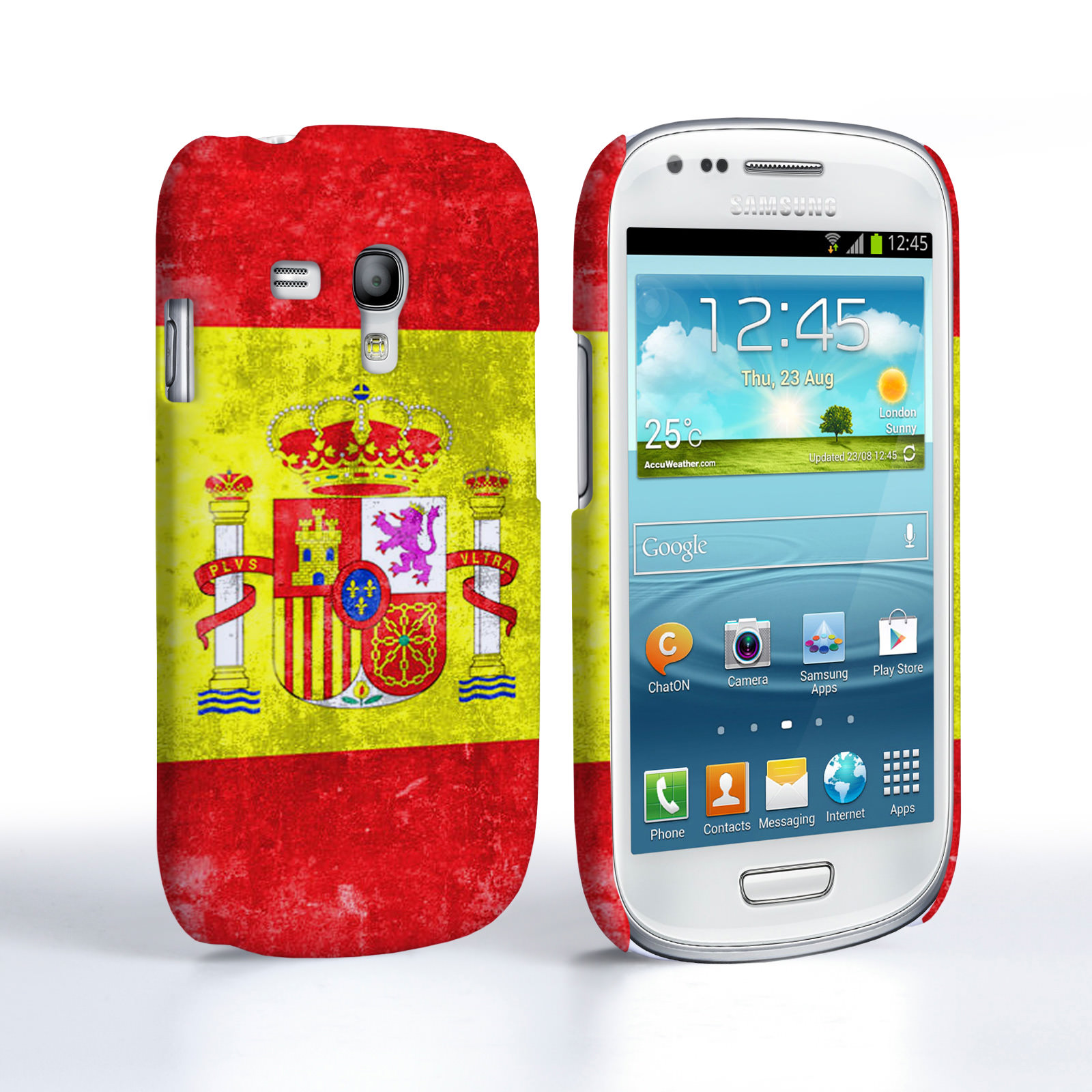 Caseflex Samsung Galaxy S3 Mini Retro Spain Flag Case