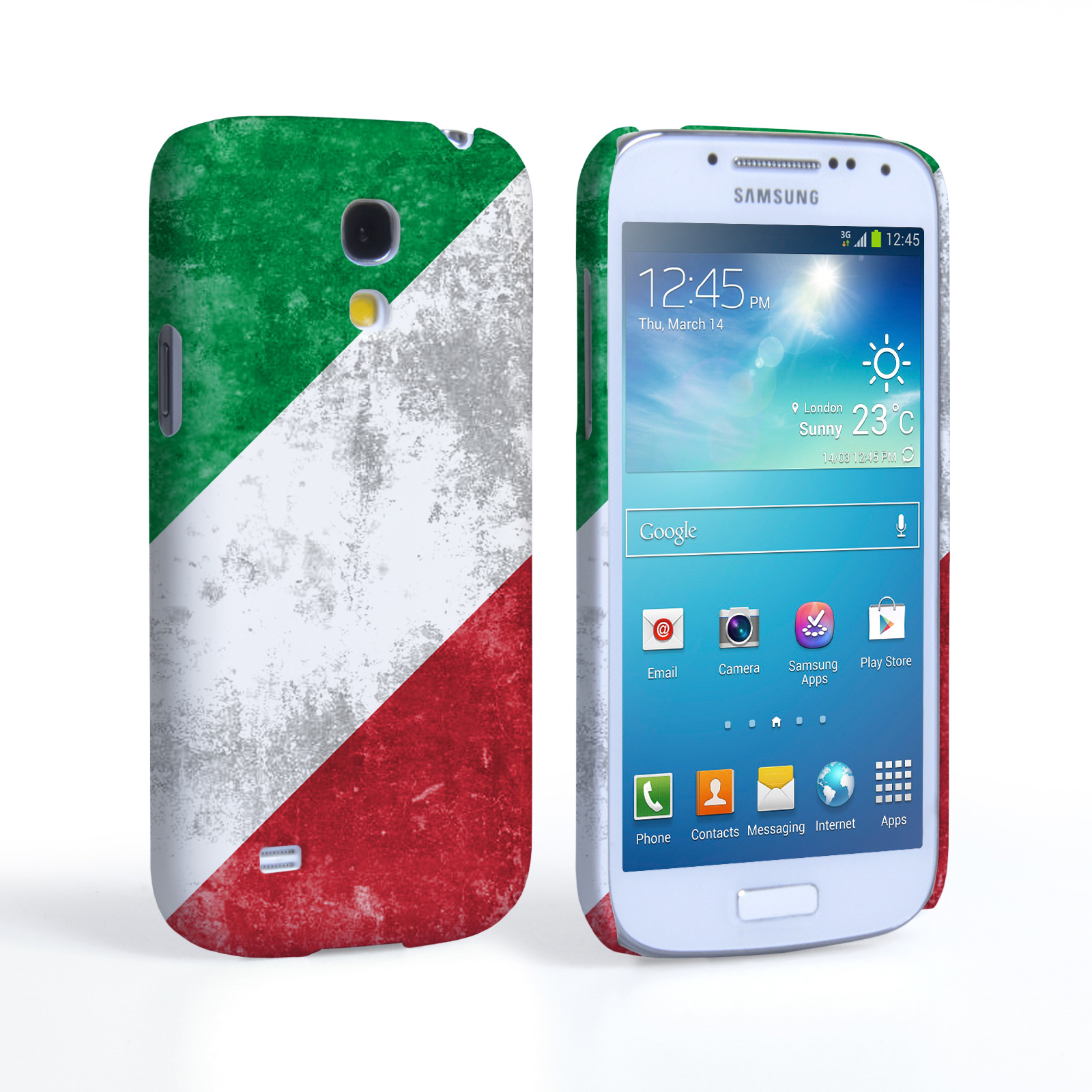 Caseflex Samsung Galaxy S4 Mini Retro Italy Flag Case