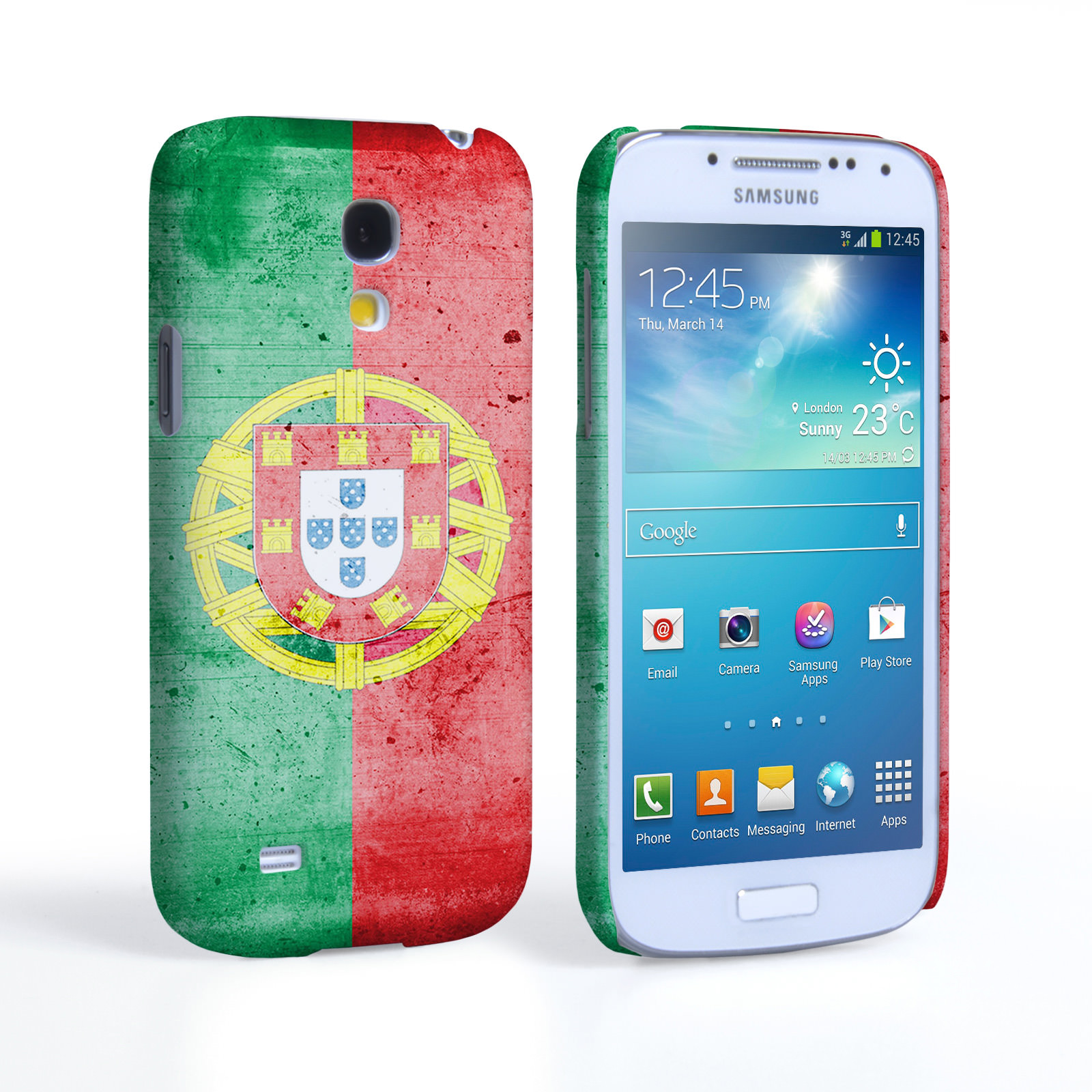 Caseflex Samsung Galaxy S4 Mini Retro Portugal Flag Case