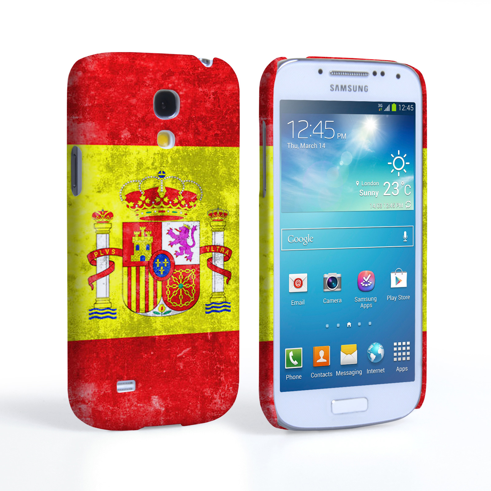 Caseflex Samsung Galaxy S4 Mini Retro Spain Flag Case