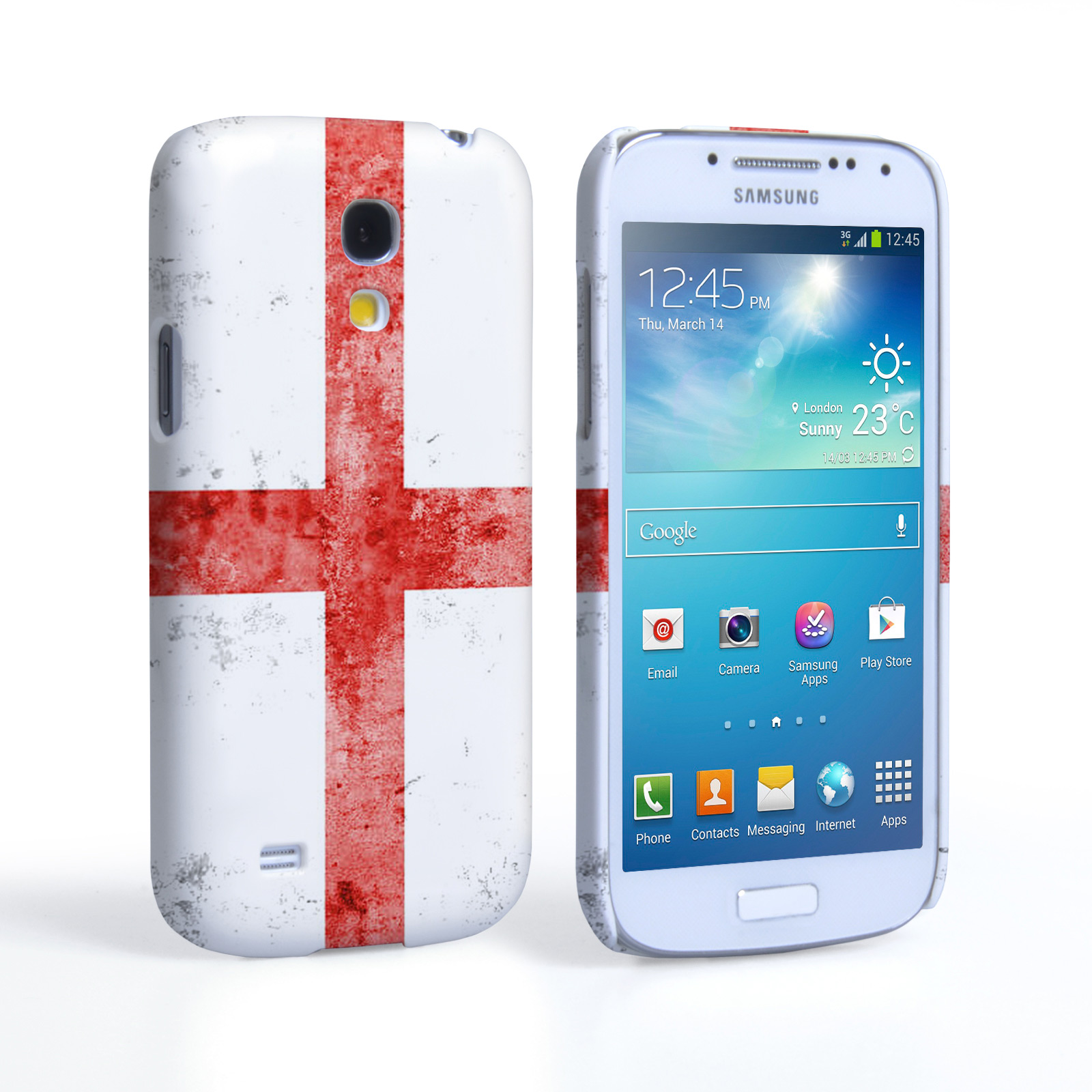 Caseflex Samsung Galaxy S4 Mini Retro England Flag Case