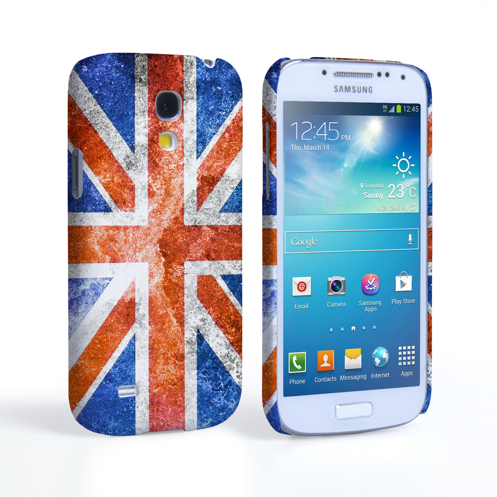 Caseflex Samsung Galaxy S4 Mini Retro Union Jack Flag Case