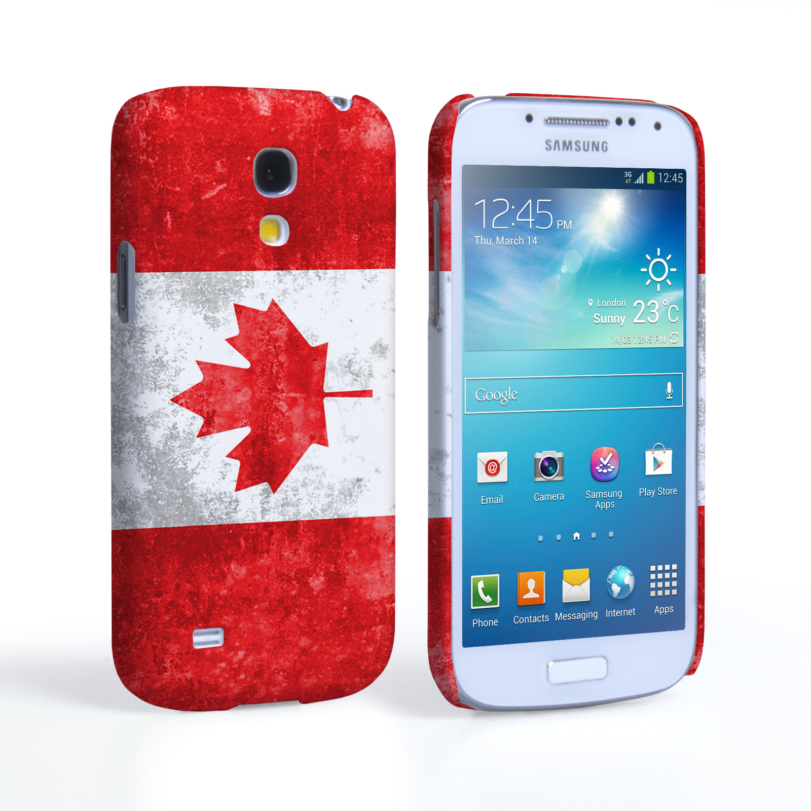 Caseflex Samsung Galaxy S4 Mini Retro Canada Flag Case