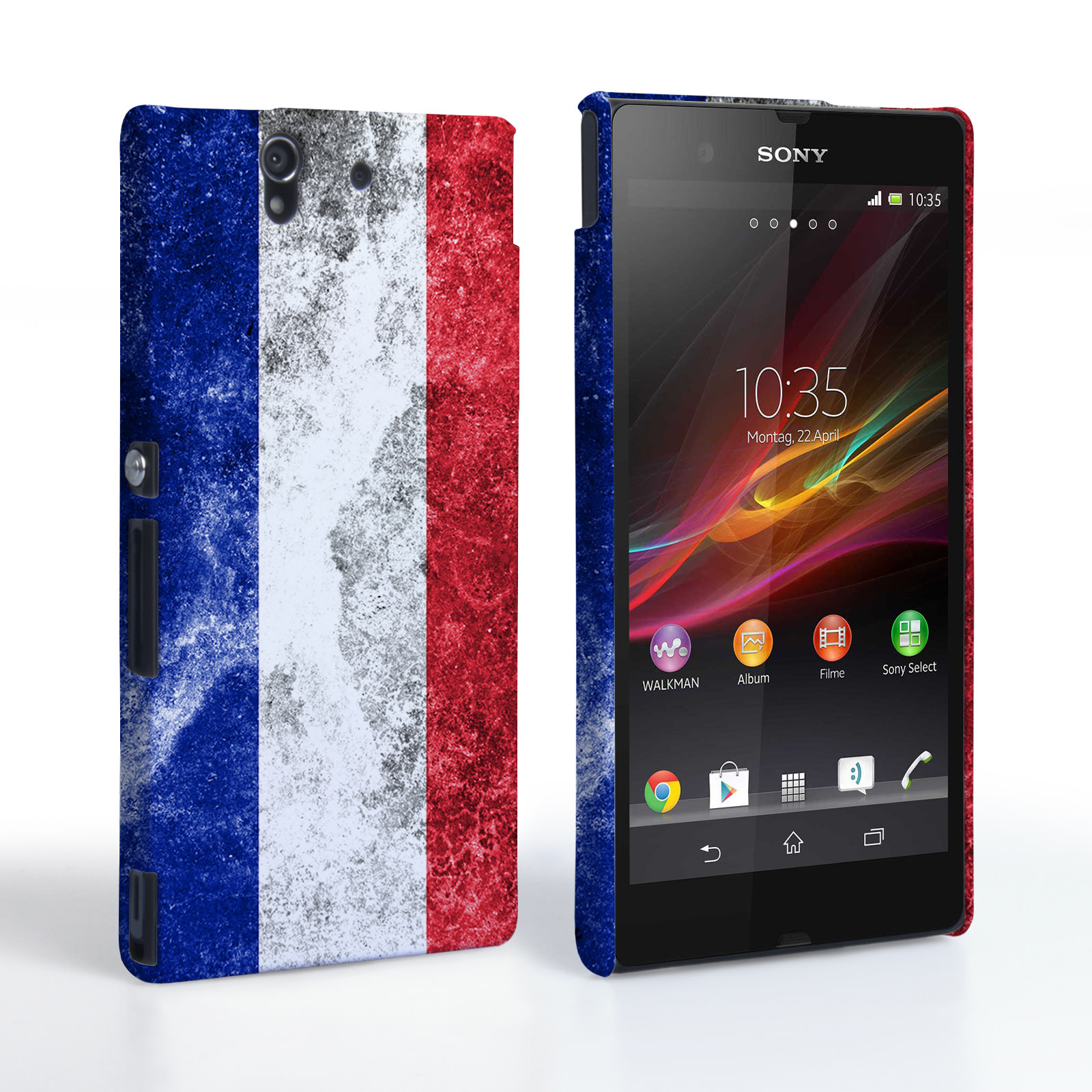 Caseflex Sony Xperia Z Retro France Flag Case