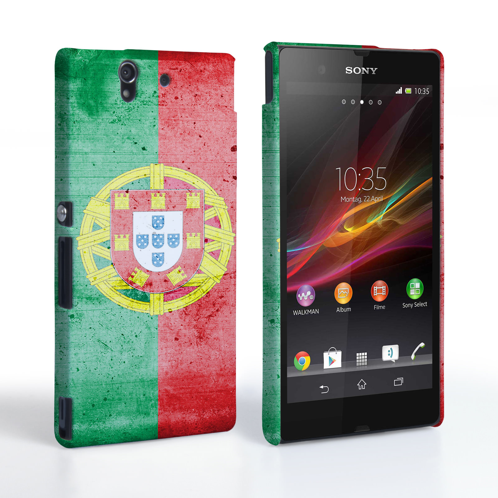 Caseflex Sony Xperia Z Retro Portugal Flag Case
