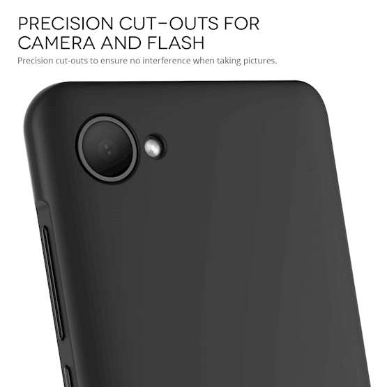 HTC Desire 12 Matte TPU Gel - Solid Black