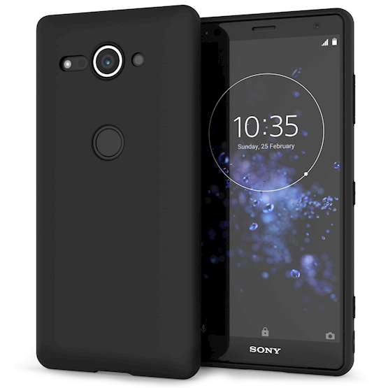 Sony Xperia XZ2 Compact Matte TPU Silicone - Solid Black