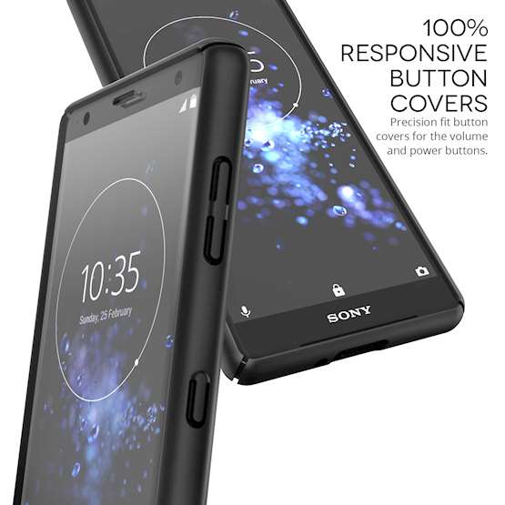 Sony Xperia XZ2 Compact Ultra Thin Hybrid Case - Black