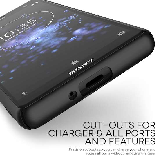 Sony Xperia XZ2 Compact Ultra Thin Hybrid Case - Black