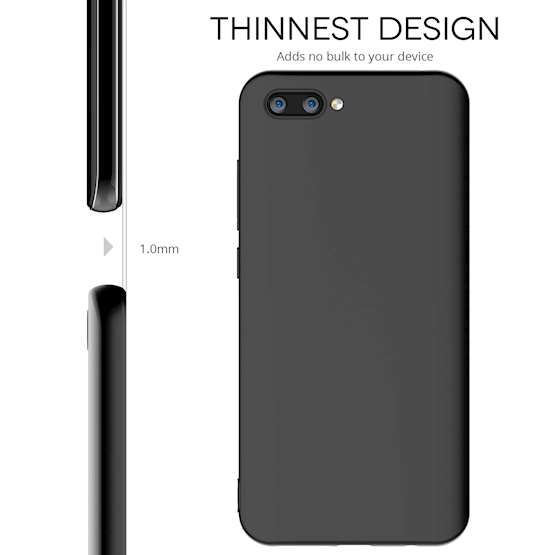 Huawei Honor 10 Matte TPU Gel - Solid Black