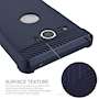 Sony Xperia XZ2 Compact Carbon Anti Fall TPU Case - Blue