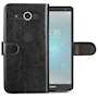 Sony Xperia XZ2 Compact PU Leather ID Stand Wallet - Black