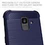 Samsung Galaxy A6 (2018) Carbon Anti Fall TPU Case - Blue