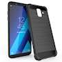 Samsung Galaxy A6 (2018) Carbon Anti Fall TPU Case - Black
