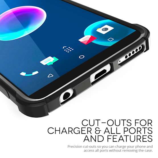 HTC Desire 12 Plus Alpha TPU Gel - Black