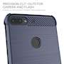 HTC Desire 12 Plus Carbon Anti Fall TPU Case - Blue