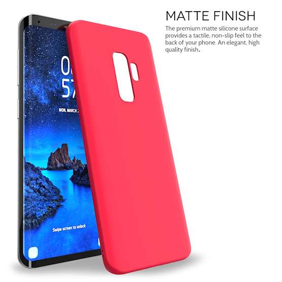 Samsung Galaxy S9 Plus Matte Gel - Red