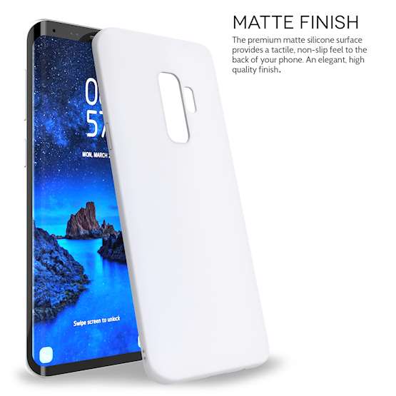 Samsung Galaxy S9 Plus Matte Gel - Transparent White