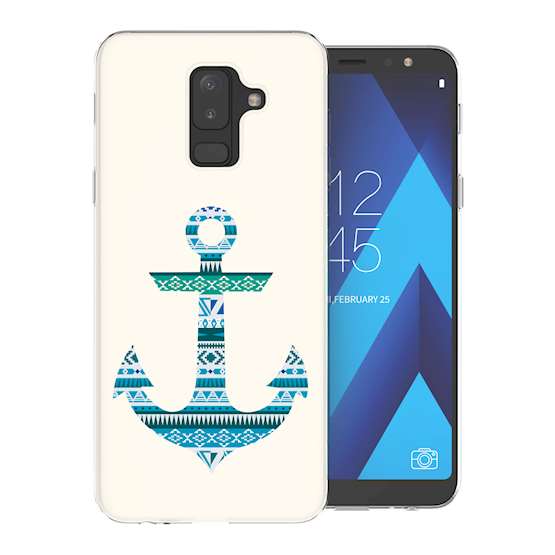 Samsung A6 Plus (2018) Aztec Blue Anchor TPU Gel Case