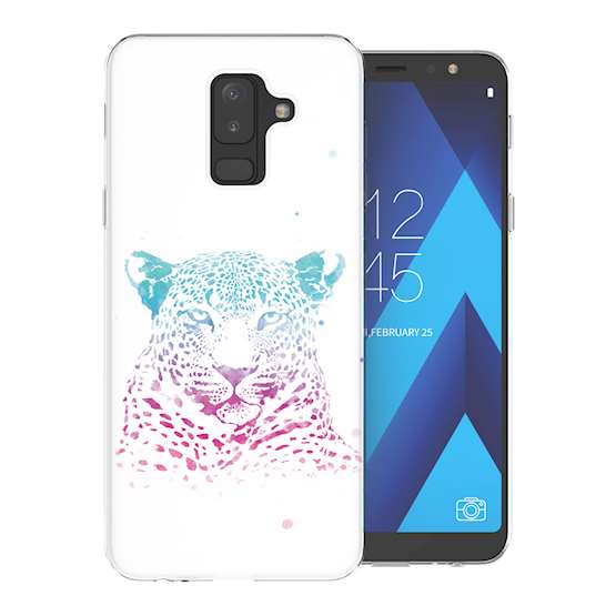 Samsung A6 Plus (2018) Leopard Splash TPU Gel Case