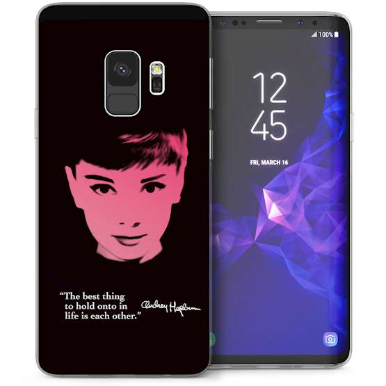 Samsung Galaxy S9 Audrey Hepburn Quote TPU Gel Case – Black