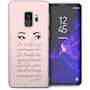 Samsung Galaxy S9 Audrey Hepburn Eyes Quote TPU Gel Case – White
