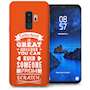 Samsung Galaxy S9 Plus Dad Fatherhood Funny Quote TPU Gel Case – Orange