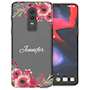 OnePlus 6 Clear Floral Personalised TPU Gel Case