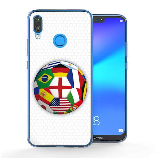 Huawei P20 Lite Flags World Cup TPU Gel Case