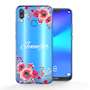 Huawei P20 Lite Clear Floral Personalised TPU Gel Case