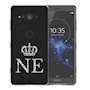Sony Xperia XZ2 Compact Black Crown Personalised TPU Gel Case 
