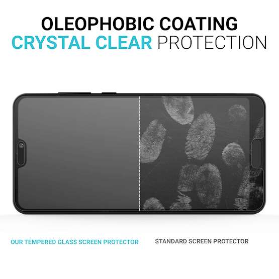 Huawei P20 Glass Screen Protector (Single) - Black Edge