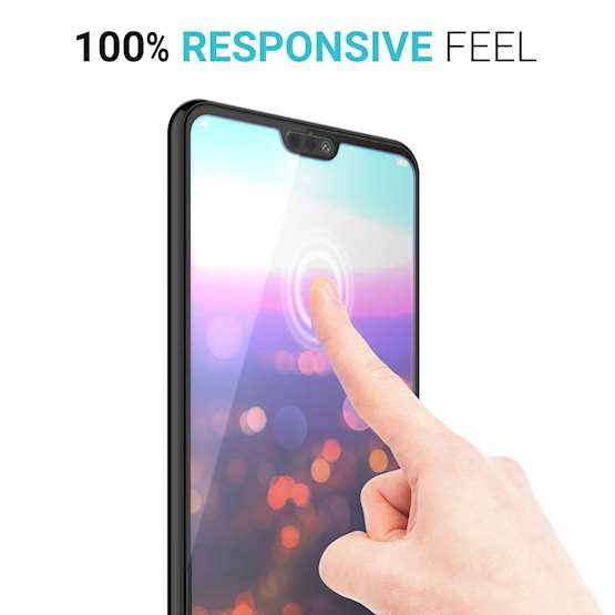 Huawei P20 Glass Screen Protector (Single) - Black Edge