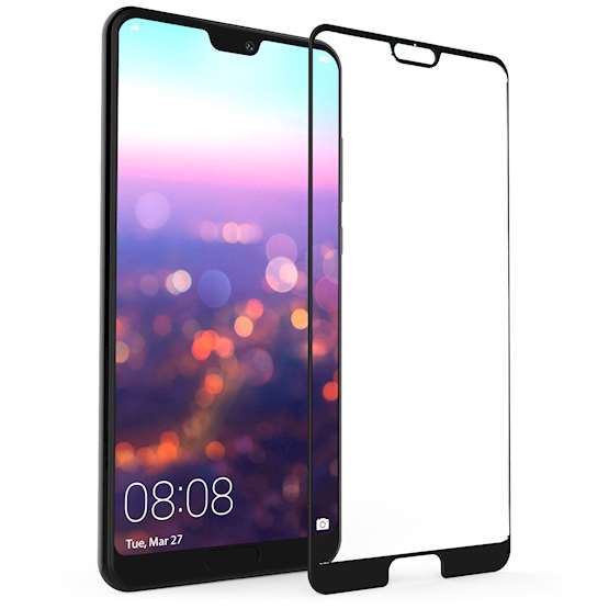 Huawei P20 Glass Screen Protector (Single) - Black Edge