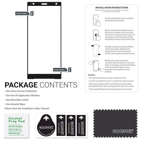 Sony Xperia XZ2 Tempered Glass (Single) - Black Edge