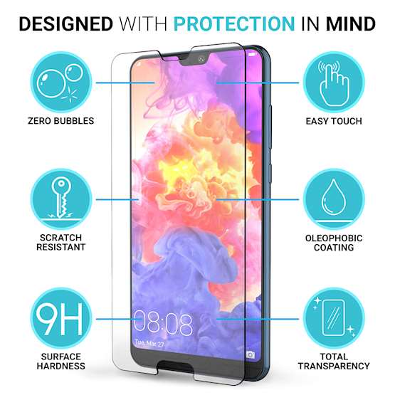 Huawei P20 Glass Screen Protector (Twin Pack) - Clear
