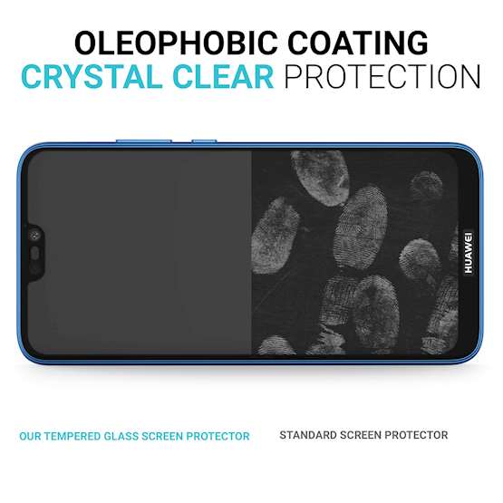 Huawei P20 Lite Glass Screen Protector (Single) - Black Edge