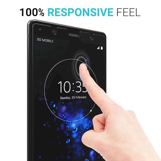 Sony Xperia XZ2 Premium Glass Screen Protector (Twin Pack) - Clear